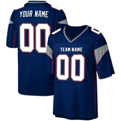 Personalized Team Football Jersey with Custom Patch Logo Football Gift