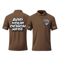 Custom Logo Printed Polo Shirt with Printed Logo Name for Men Women Youth