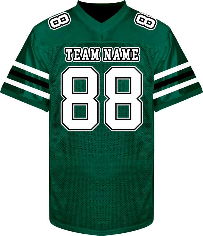 Personalized American Football Jersey with Custom Text and Number for Youth League Game