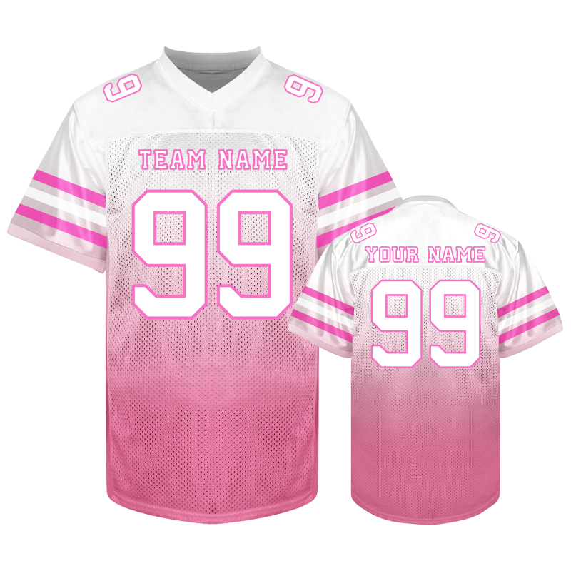 Game Day Custom American Football Jersey with Shoulder Number