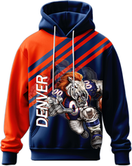 Custom Printed Sweatshirt with Custom Printed Logo Name Text for Staff Team Events