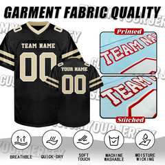 Custom Football Uniform Stitched Printed for Mothers Day Gift