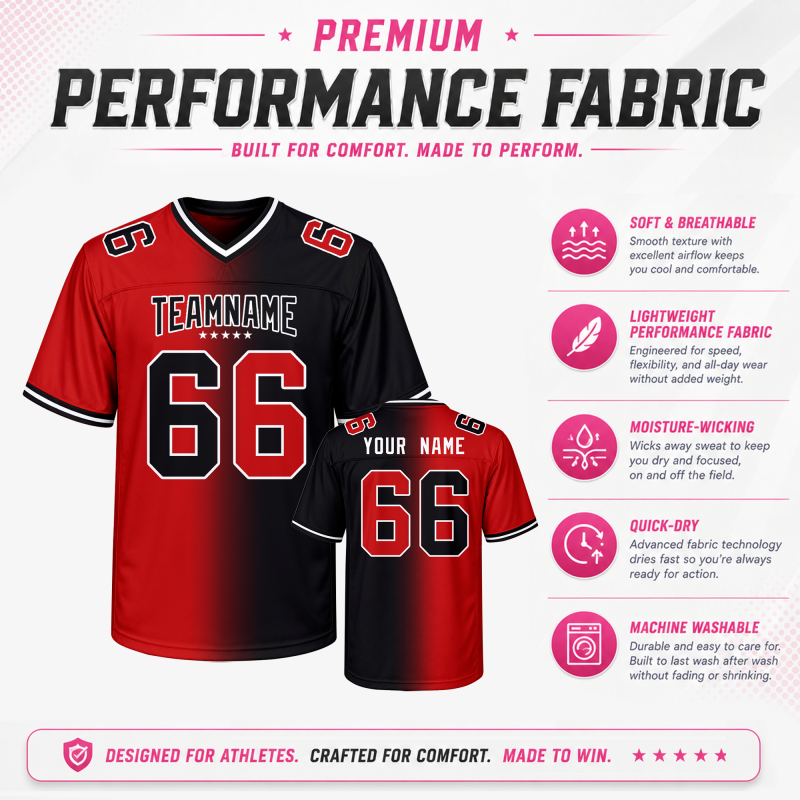 Custom Team Football Uniform for Youth Players and Tournament Uniform