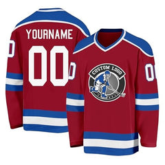 Custom Ice Hockey Team Jersey Team Style for Senior Night Gift with Custom Names Numbers Logos for Rink Events and Team Photos