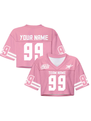 Custom Team Football Uniform with Personalized Name Number with Stitched Printed Team