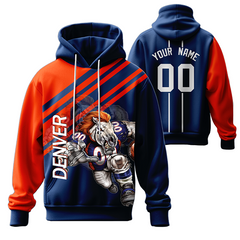 Custom Printed Sweatshirt with Custom Printed Logo Name Text for Staff Team Events