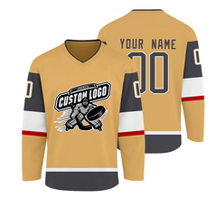 Custom Ice Hockey Team Jersey with Team Name and Player Number with Stitched Printed for Teams Players Fans Men Women Youth Kids