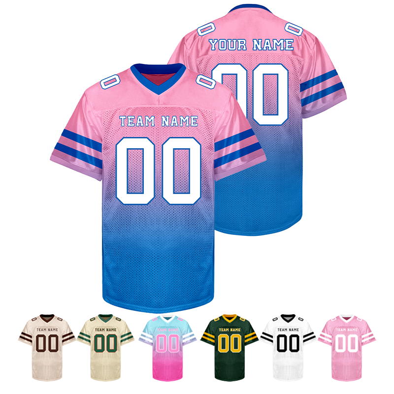 Custom Football Uniform Stitched Printed for Mothers Day Gift