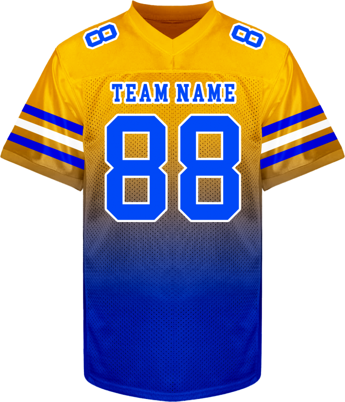 Custom Youth Football Jersey Fan Style Stitched Printed Custom Design