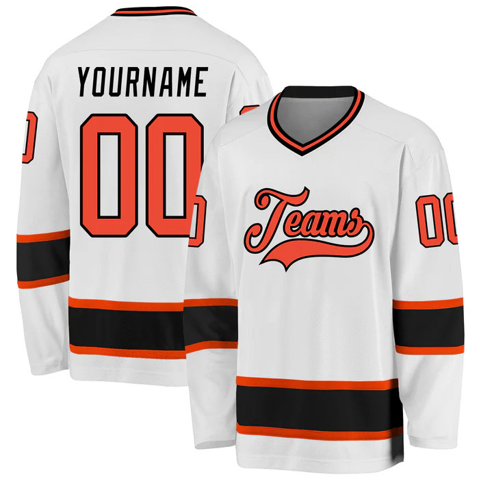 Performance Style Custom Hockey Jersey Stitched Printed Name Number Logo with Stitched Printed Name Number Team Logo for Men Women Youth Kids