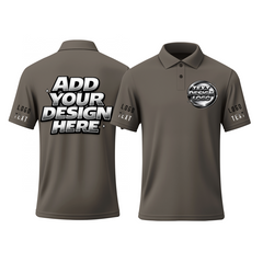 Personalized Printed Polo Shirt with Printed Logo Name for Men Women Youth