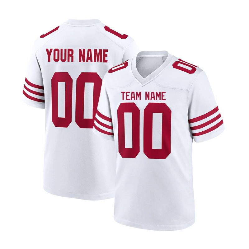 Solid Custom Football Game Jersey for Sports Fans