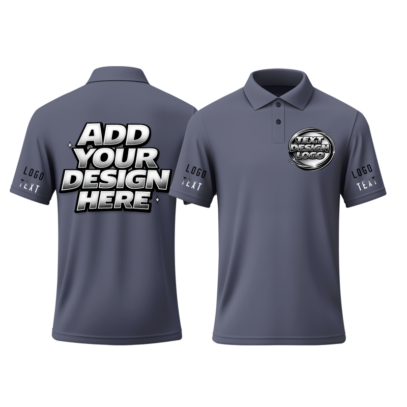 Custom Company Printed Polo Shirt with Custom Logo for Family Groups