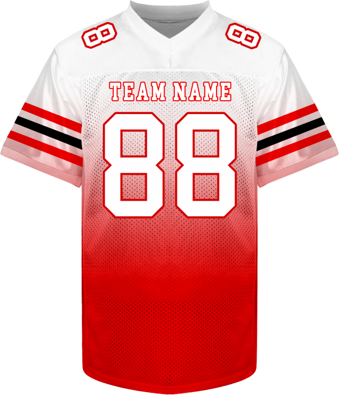 Stitched Printed Team Logo Custom Youth Football Jersey for Team Building Event