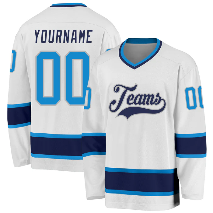 Casual Personalized Hockey Jersey with Custom Lettering with Custom Name Number Team Logo for Men Women Youth Kids