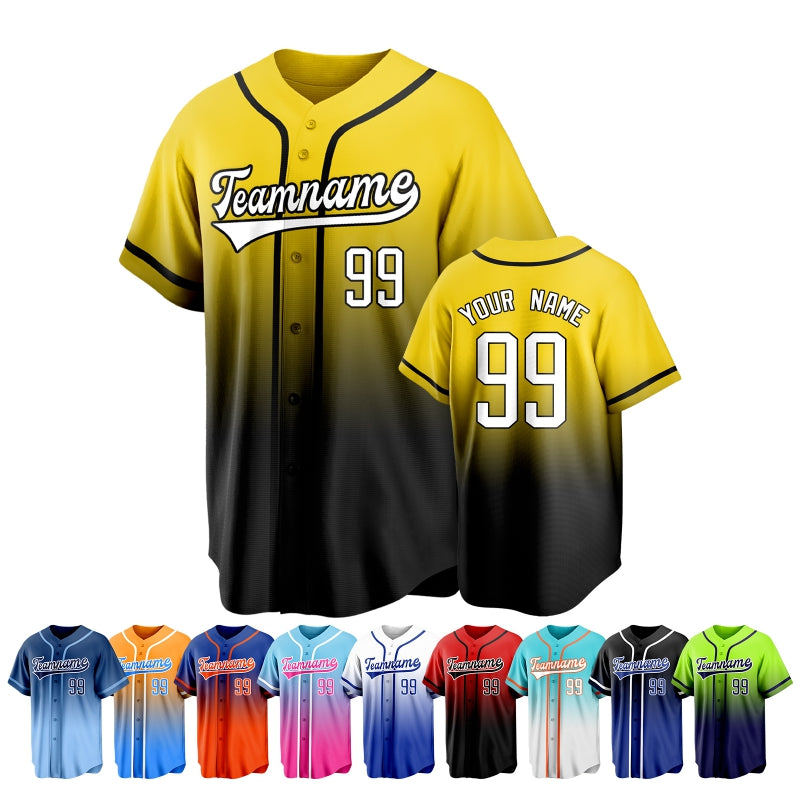 Personalized Baseball Jersey Sporty Stitched Printed Team Logo