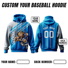 Custom Printed Sweatshirt with Custom Text and Logo Printed Design for Coaches and Players