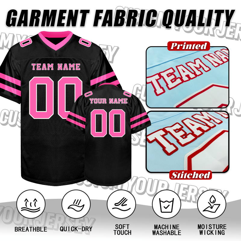 Personalized Football Team Jersey Stitched Printed Team Customization for Season Opener