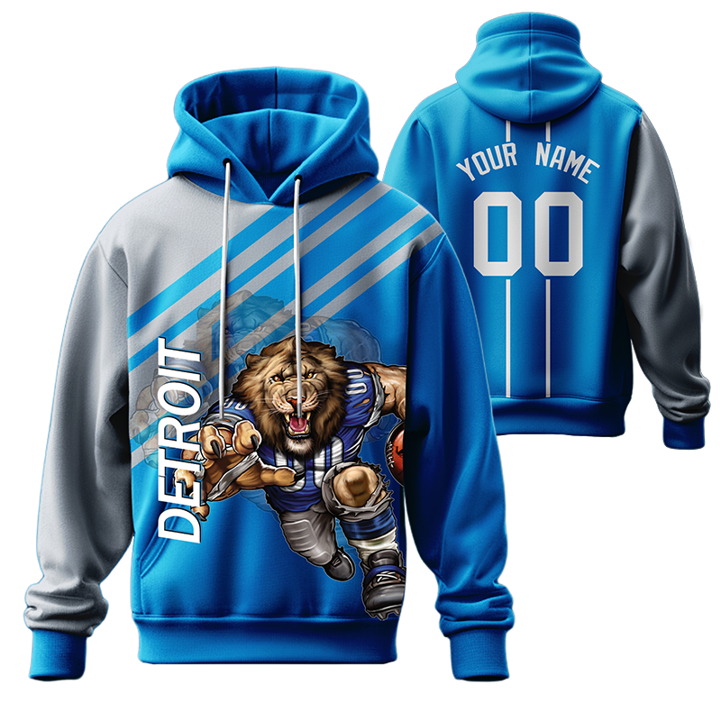 Custom Printed Sweatshirt with Custom Text and Logo Printed Design for Coaches and Players