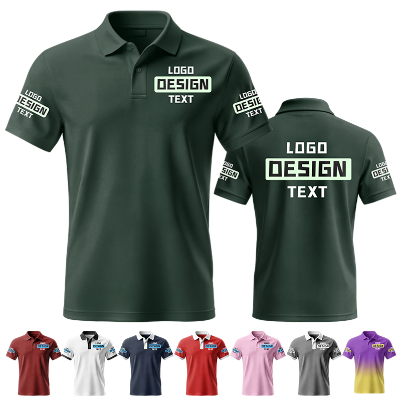 School Club Personalized Printed Polo Shirt for Travel Groups and Golf Shirt