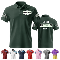 School Club Personalized Printed Polo Shirt for Travel Groups and Golf Shirt