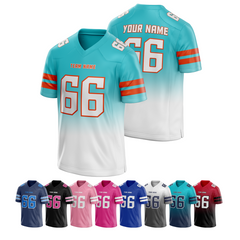 Stitched Printed Team Logo Personalized American Football Jersey