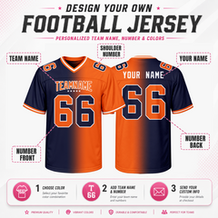 Casual Personalized Football Team Jersey Stitched Printed Team Logo