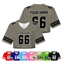 Custom Youth Football Jersey with Personalized Team Logo with Stitched Printed Team Logo