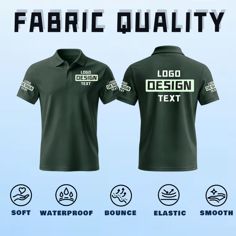 School Club Personalized Printed Polo Shirt for Travel Groups and Golf Shirt