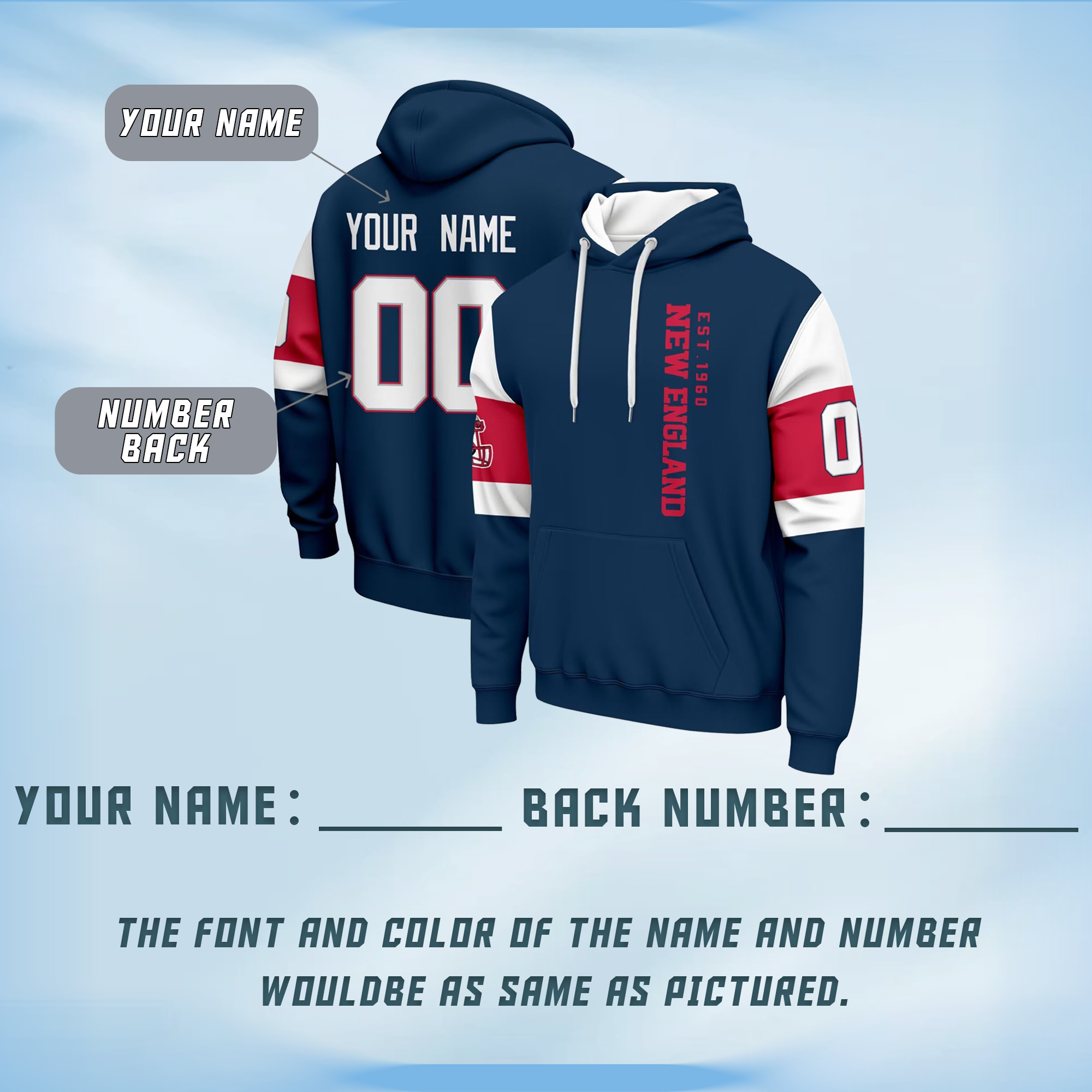 Streetwear Custom Team Printed Sweatshirt for Travel Groups and Marketing Event