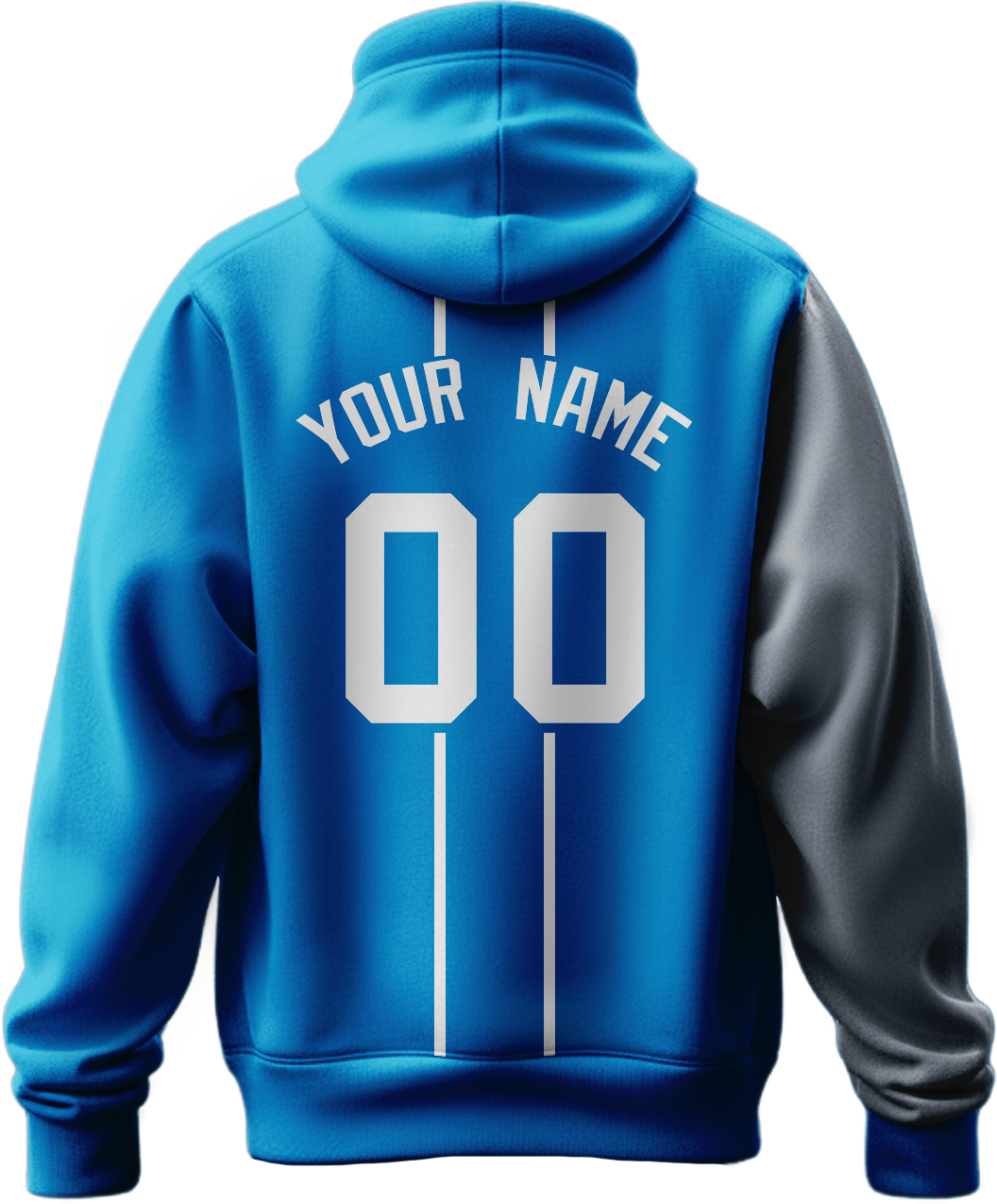 Custom Printed Sweatshirt with Custom Text and Logo Printed Design for Coaches and Players