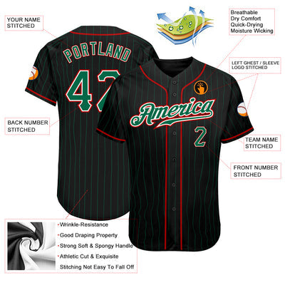 Custom Button Down Baseball Jersey with Custom Text and Number Stitched Printed