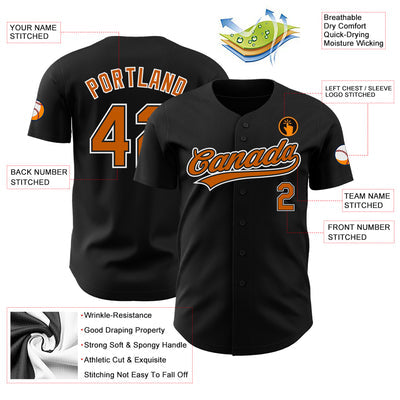 Regular Fit Custom Baseball Jersey with Name and Number