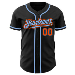 Custom Baseball Shirt with Full Custom Design Embroidered
