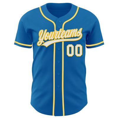Custom Button Down Baseball Jersey with Custom Names and Numbers