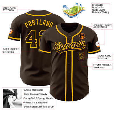 Custom Baseball Shirt with Team Logo and Number for College Teams
