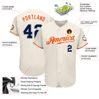 Custom Baseball Team Jersey Slim Fit with Name and Number