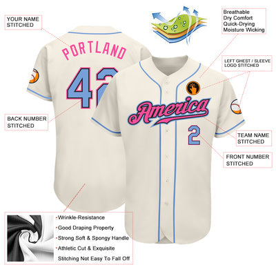 Custom Baseball Team Uniform with Player Name and Number