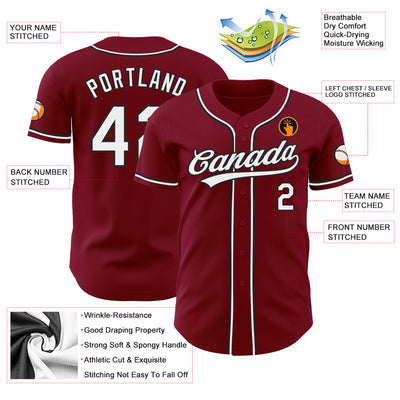 Custom Baseball Jersey with Team Name and Logo Stitched Printed