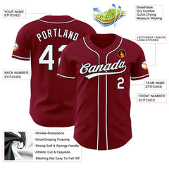 Custom Baseball Jersey with Team Name and Logo Stitched Printed