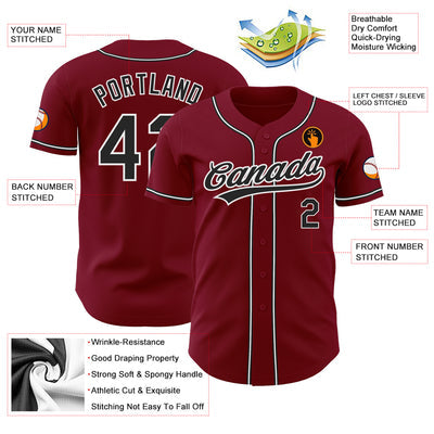 Custom Baseball Jersey with Player Name and Number for Company Team Event