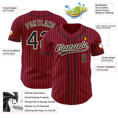Custom Baseball Jersey Shirt Stitched Printed