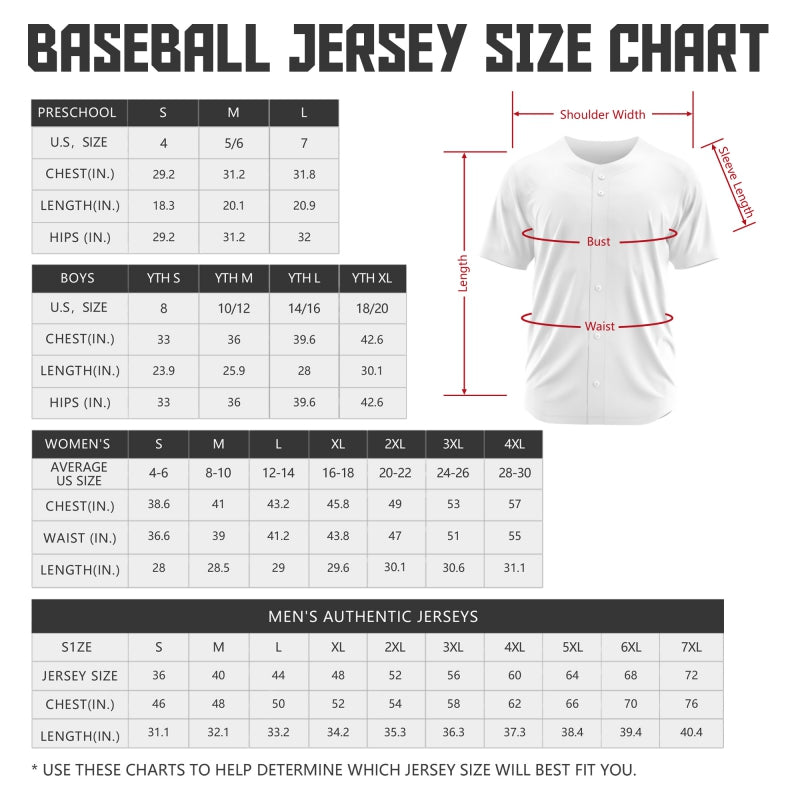 Custom Team Baseball Jersey Casual Stitched Printed