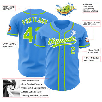 Custom Button Down Baseball Jersey Regular Fit with Custom Names and Numbers