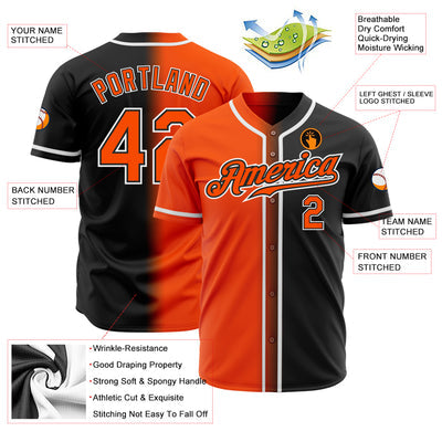 Personalized Baseball Shirt with Name Number and Logo Stitched Printed