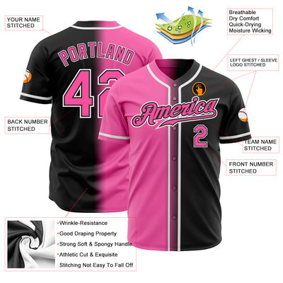 Custom Baseball Jersey Shirt with Custom Team Logo for Softball Teams