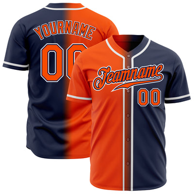 Custom Button Down Baseball Jersey Embroidered Team Logo