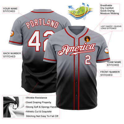 Custom Baseball Team Uniform with Name Number and Logo Stitched Printed