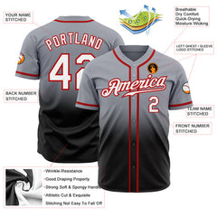 Custom Baseball Team Uniform with Name Number and Logo Stitched Printed