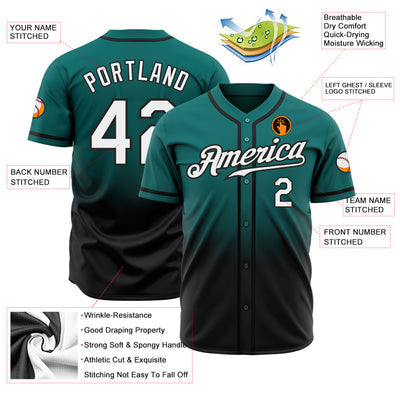 Personalized Baseball Jersey with Custom Text and Number for Friends and Families